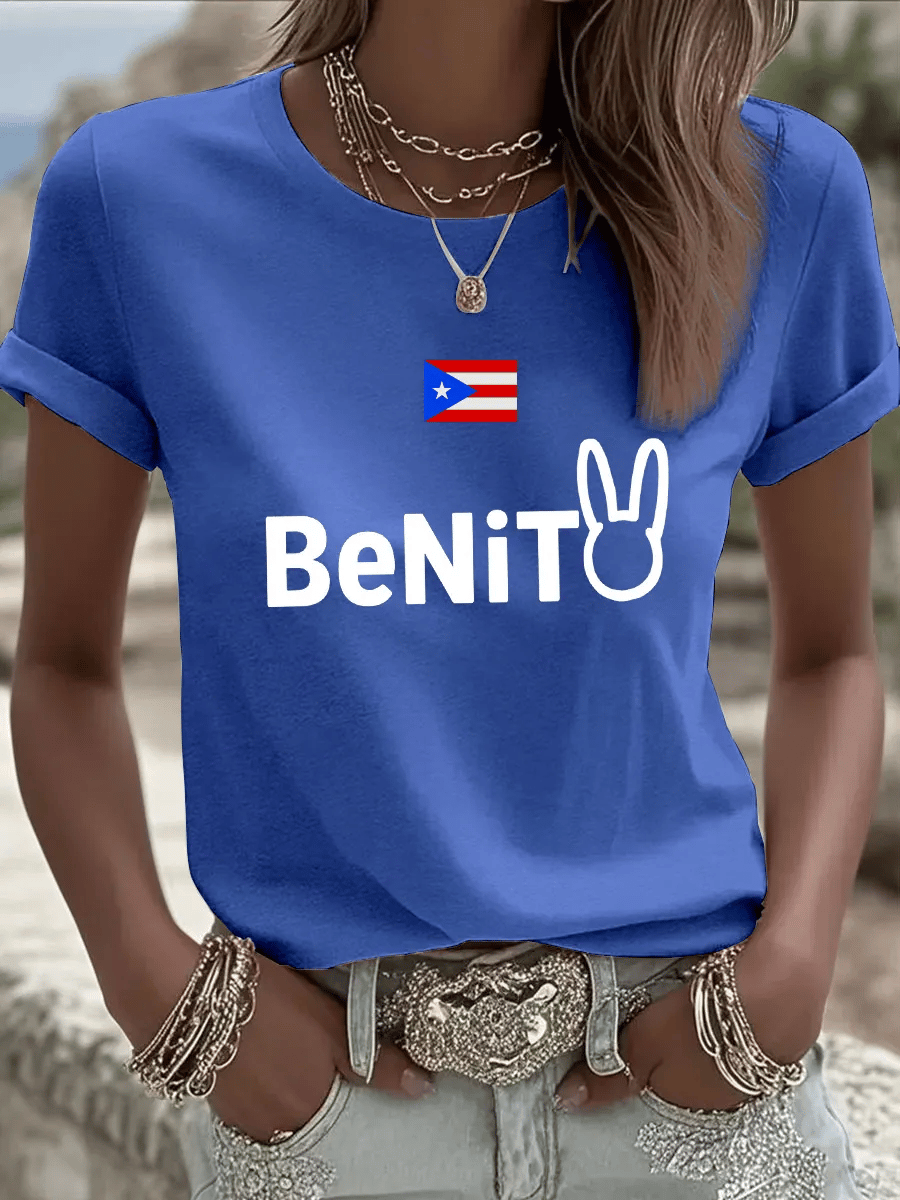 Women's Puerto Rico Print T-shirt