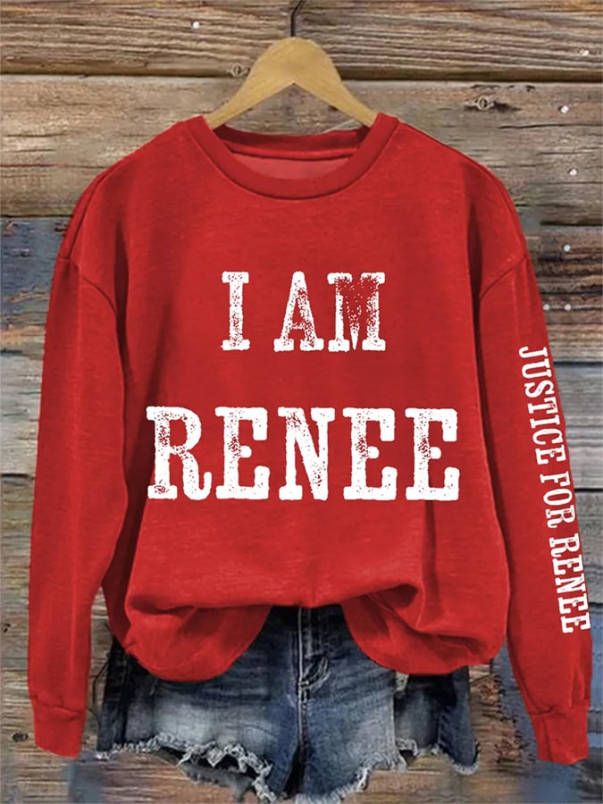 Women's Justice For Renee Nicole Good Sweatshirt