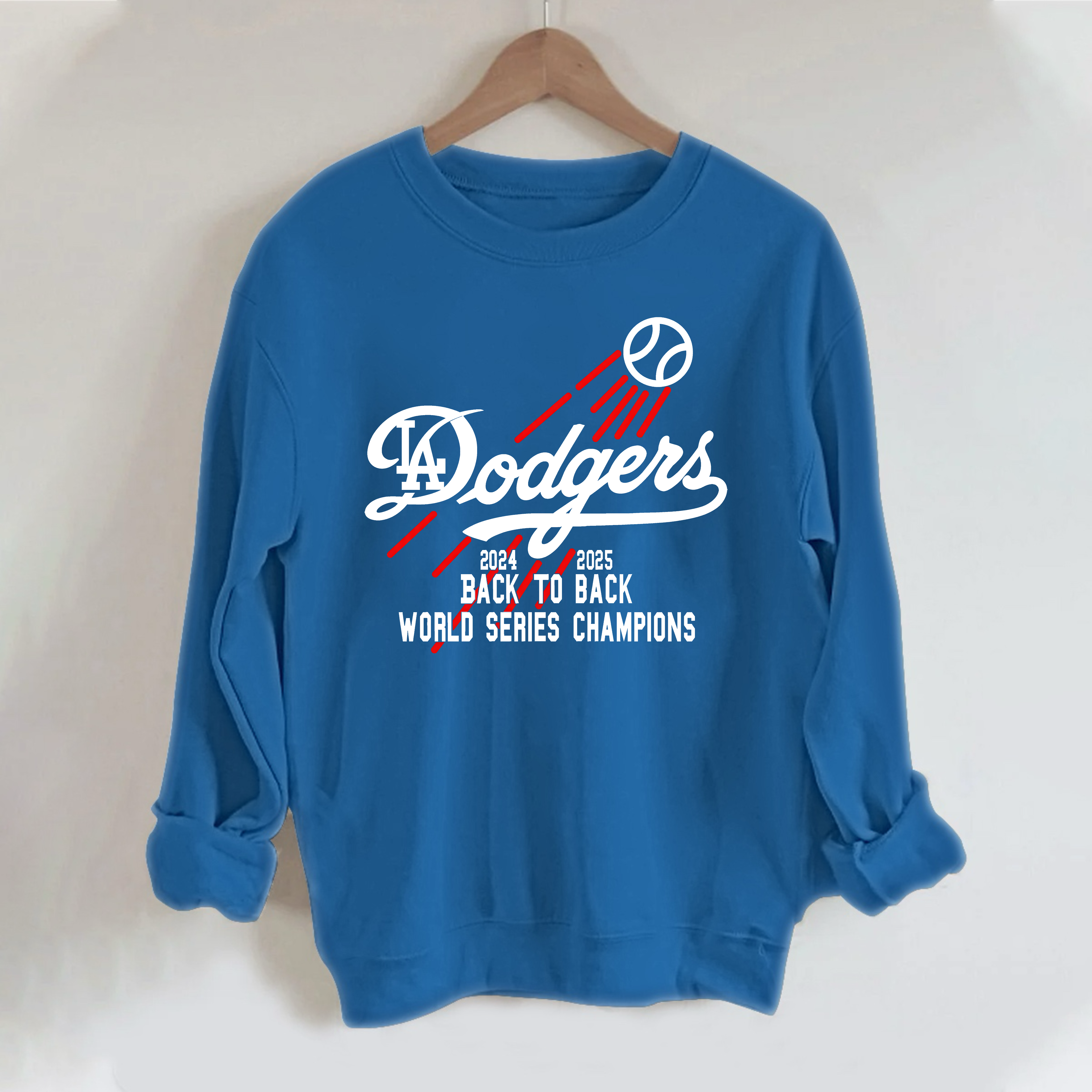 Dodgers Back To Back World Series Champions Sweatshirt