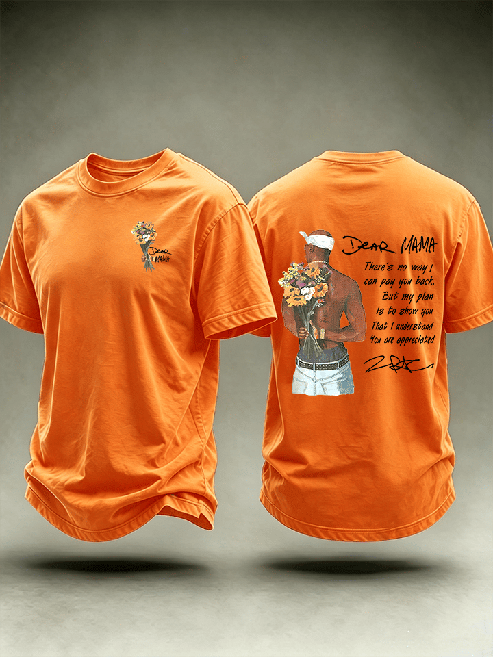 Men's Dear Mama" Graphic Vintage Hip Hop Streetwear