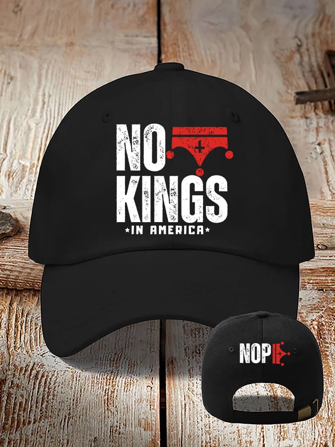 🔥Buy 3 Get 15% Off Retro No Kings In America Print Baseball Cap