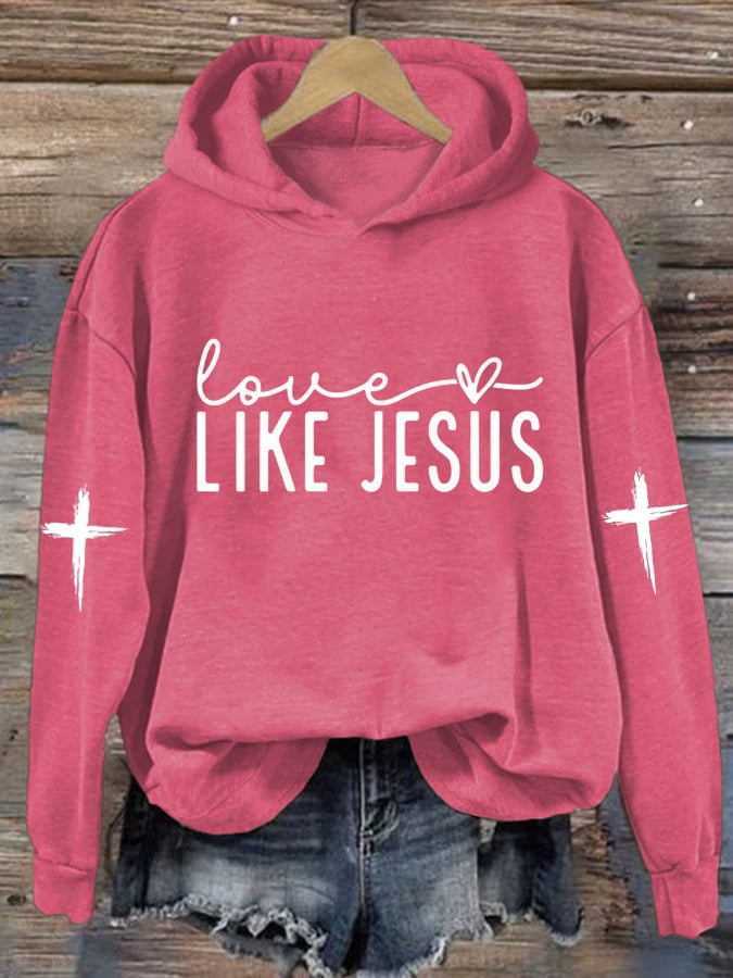 Women's Love Like Jesus Print Sweatshirt