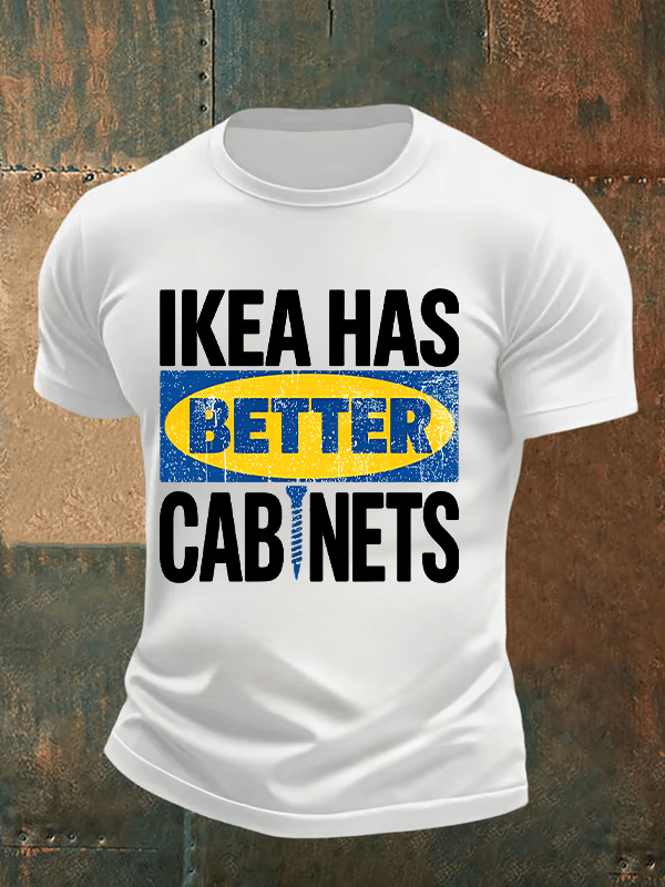 🔥Buy 3 Get 15% Off🔥Men's Ikea has better cabinet Classic Print T-Shirt