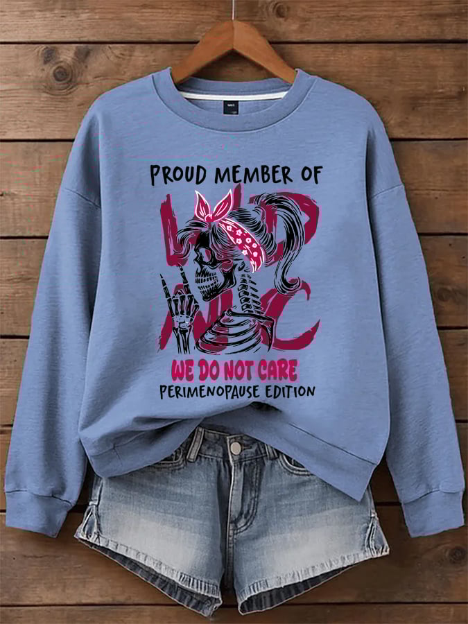 Women's WDNC Menopause And Perimenopause Print Sweatshirt