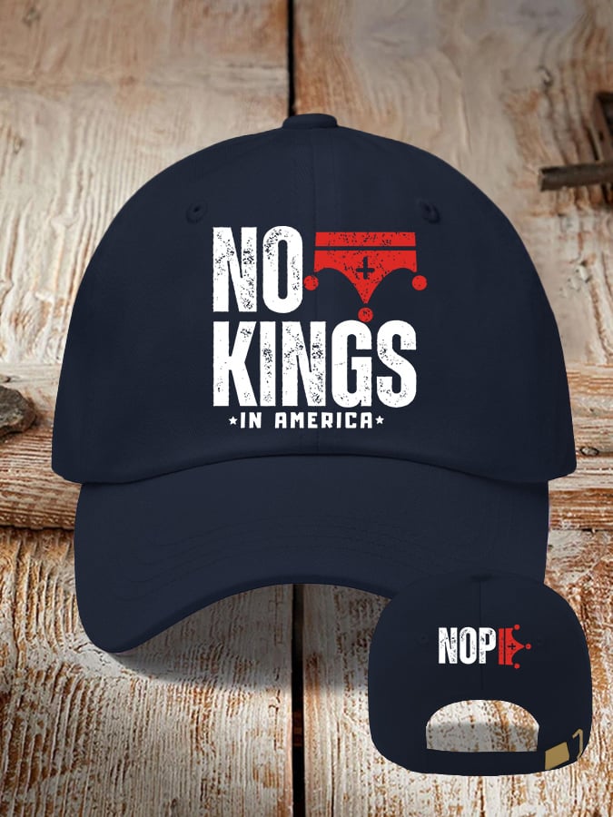 🔥Buy 3 Get 15% Off Retro No Kings In America Print Baseball Cap