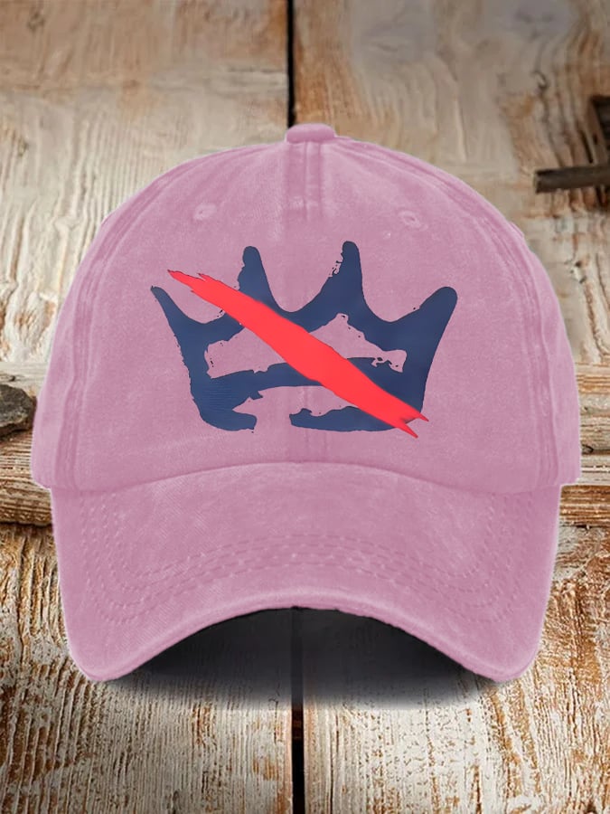 Unisex America has no kings Printed Casual Hat