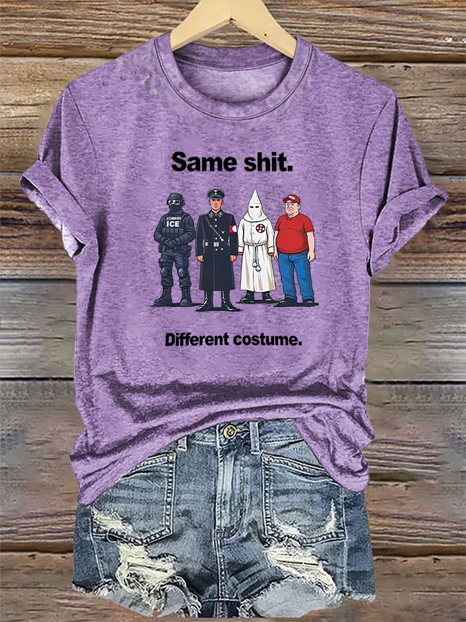 Women's Different costume Print T-Shirt