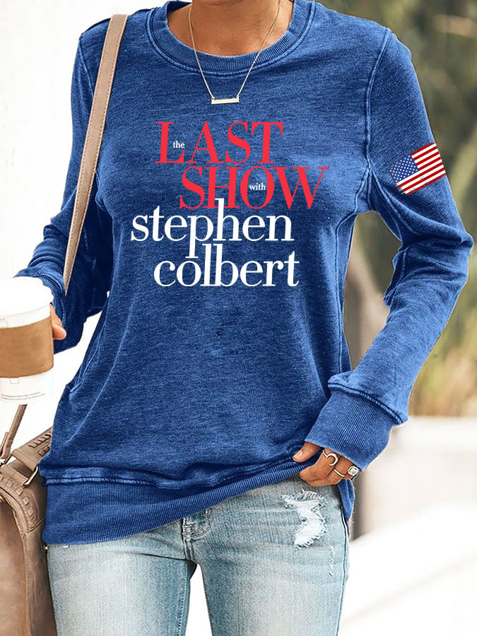 🔥Buy 3 Get 15% Off Retro Last Show Print Sweatshirt