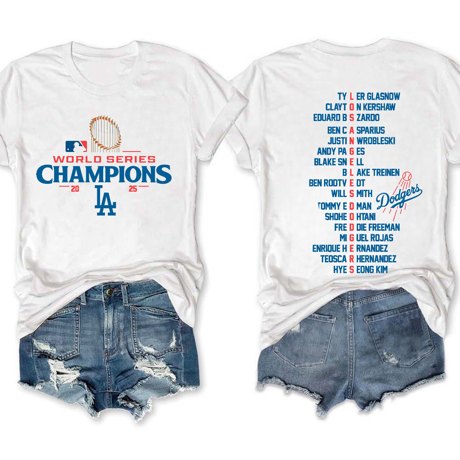 Dodgers 2025 World Series Champions Tee