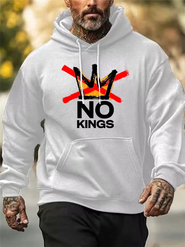 🔥Buy 3 Get 15% Off Men's America has No Kings Printed Casual Hoodies
