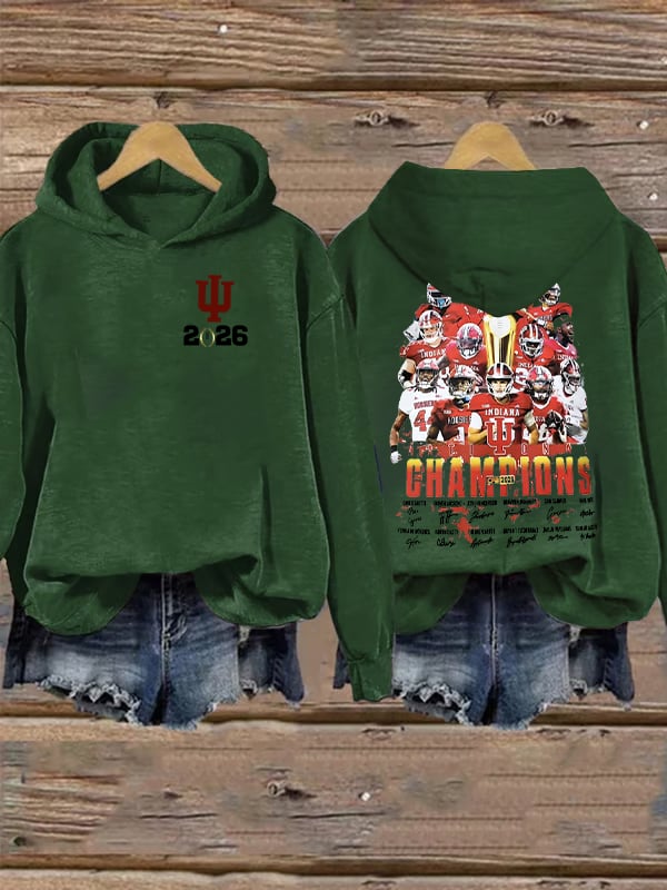 Women's Football Print Hoodies
