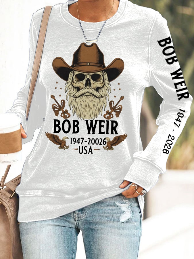 🔥Buy 3 Get 15% Off Women's Vintage Rock Tribute Print Casual Sweatshirt