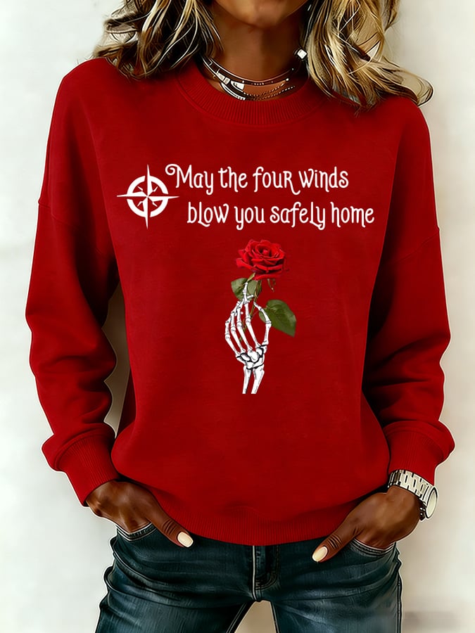 ๐ฅBuy 3 Get 15% Off Women's Commemorative Bob Weir Print Sweatshirt