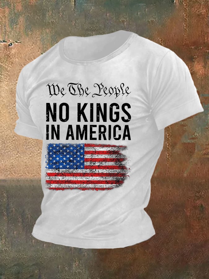 🔥Buy 3 Get 15% Off🔥Men's casual American flag-free T-shirt