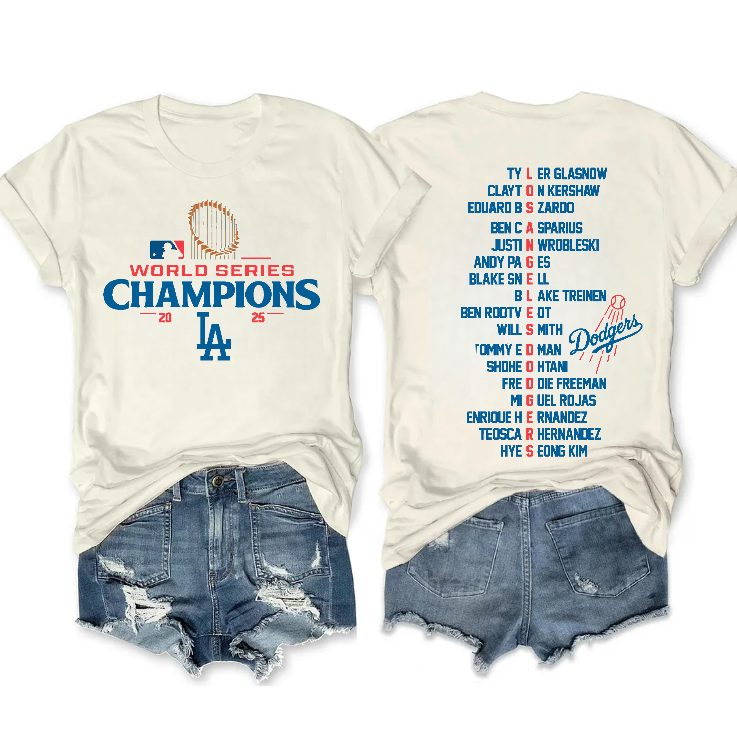 Dodgers 2025 World Series Champions Tee