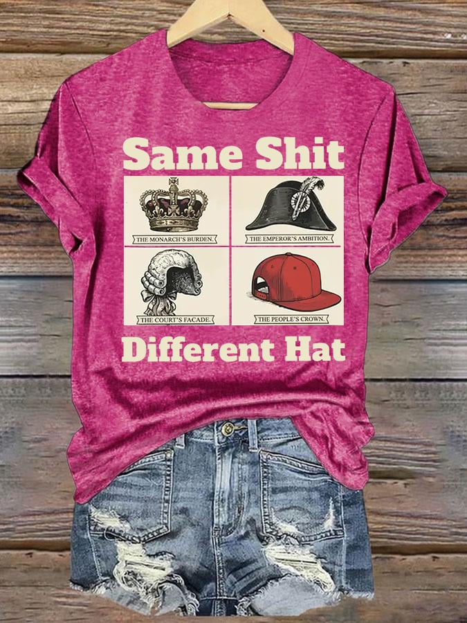 Women's Same Shit Different Hat FDT Print T-Shirt