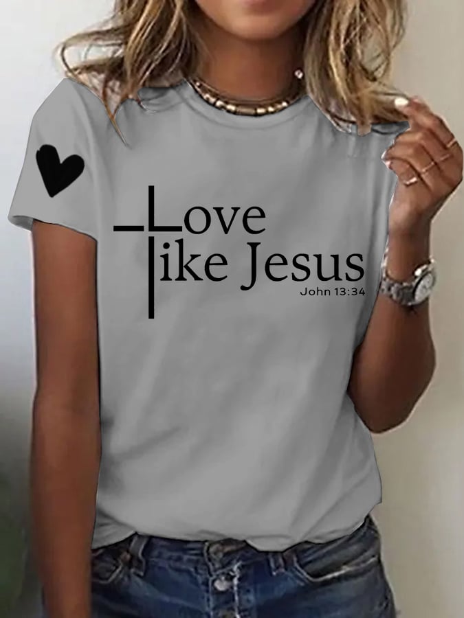 Women's Casual Valentine's Day Faith T-Shirt