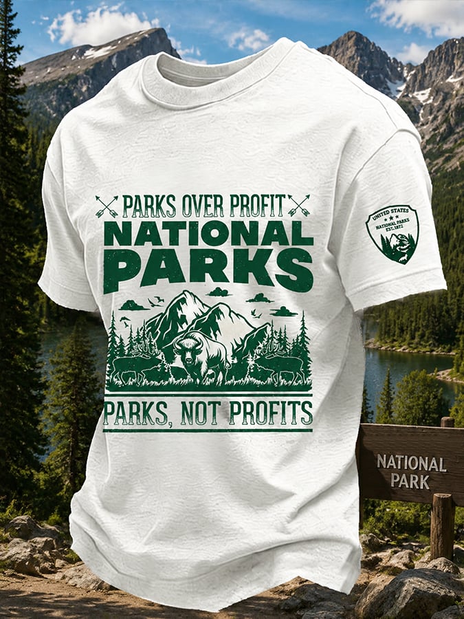 Men's National Park Graphic Casual T-Shirt