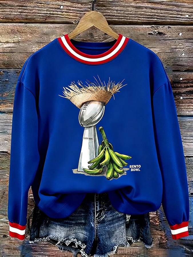 Women's Puerto Rico Print Sweatshirt