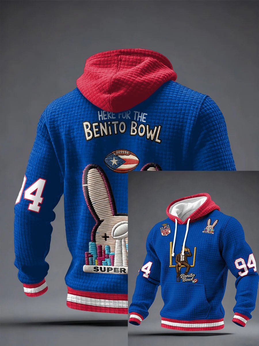 Men's Puerto Rico Print Hoodie
