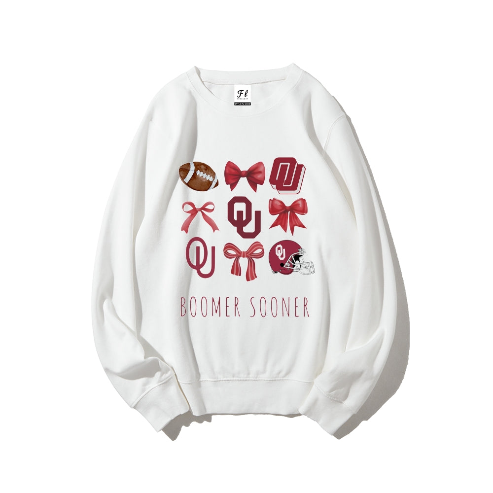Colleges Football Design Sweatshirt-BOOMER SOONER