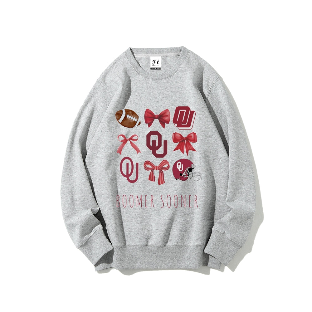 Colleges Football Design Sweatshirt-BOOMER SOONER