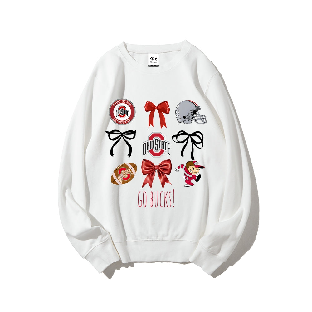 Colleges Football Design Sweatshirt-GO BUCKS!