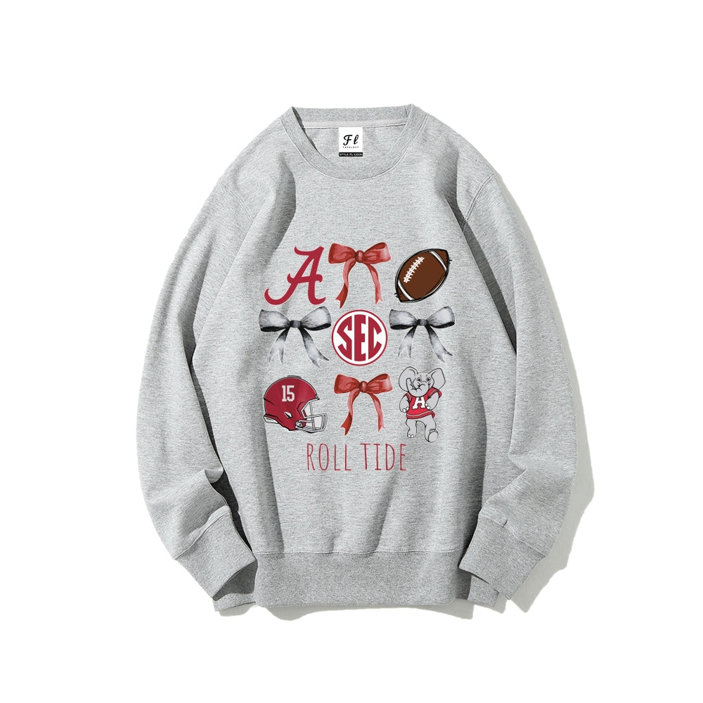Colleges Football Design Sweatshirt-ROLL TIDE