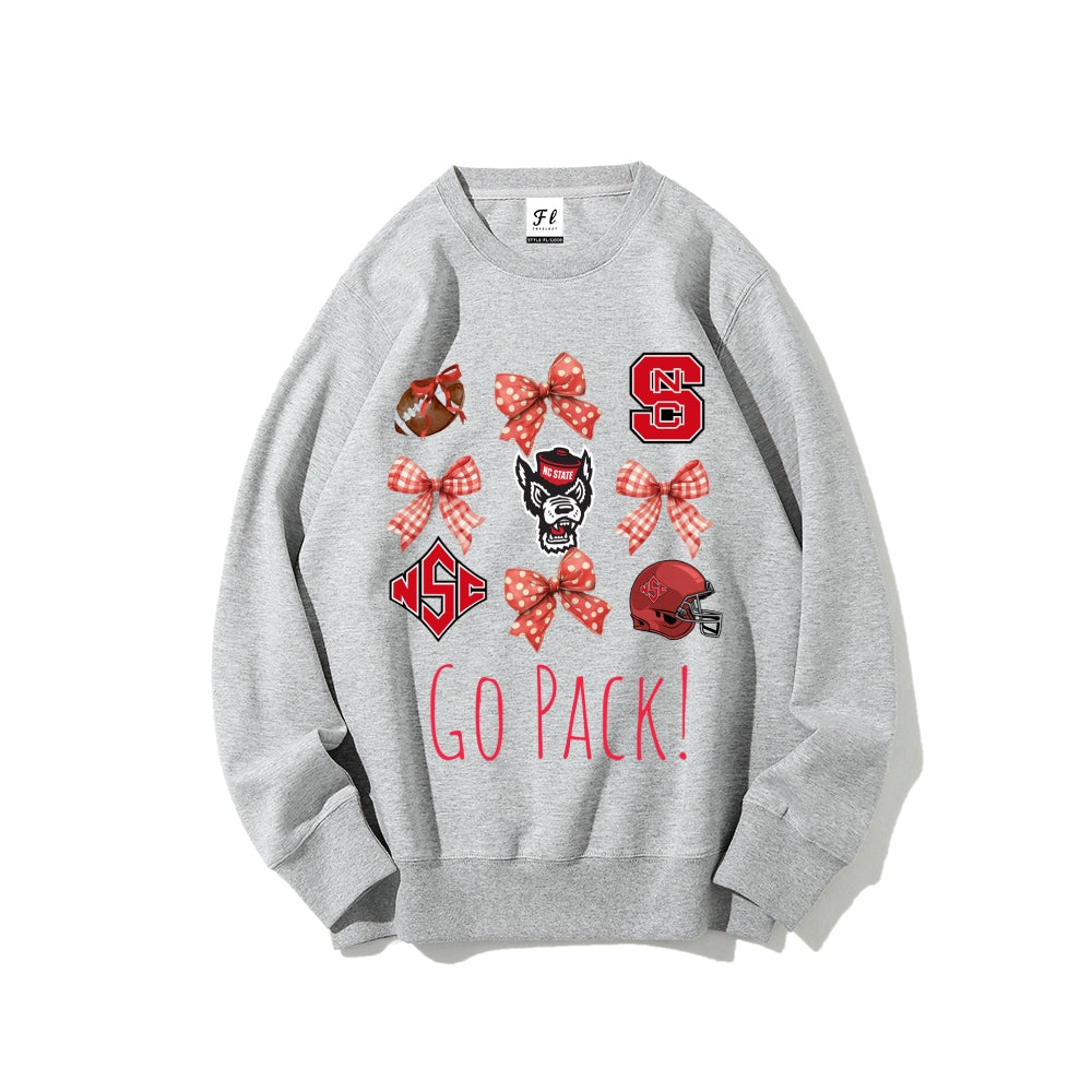 Colleges Football Design Sweatshirt-GO PACK!