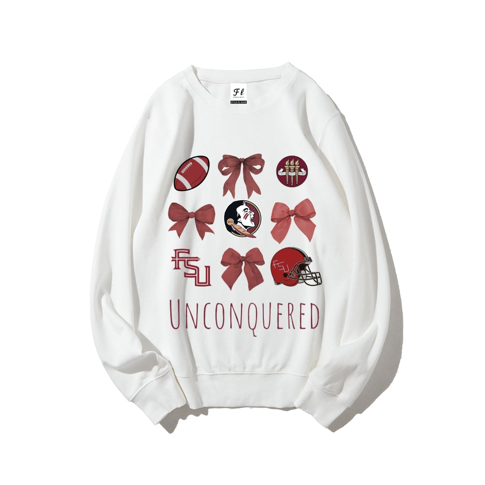 Colleges Football Design Sweatshirt-UNCONQUERED