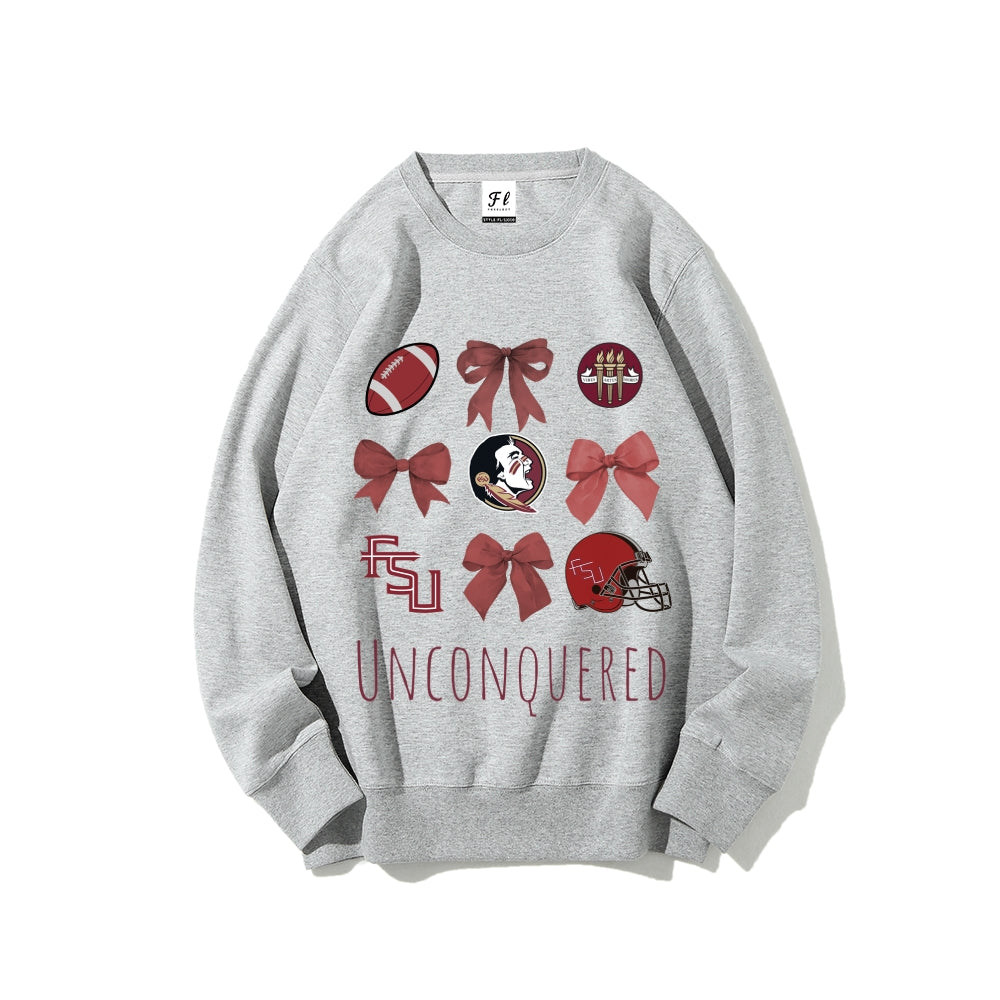Colleges Football Design Sweatshirt-UNCONQUERED