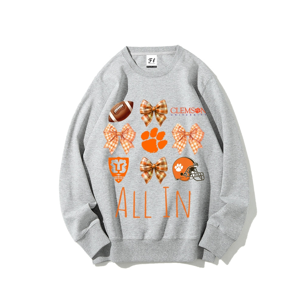 Colleges Football Design Sweatshirt-ALL IN