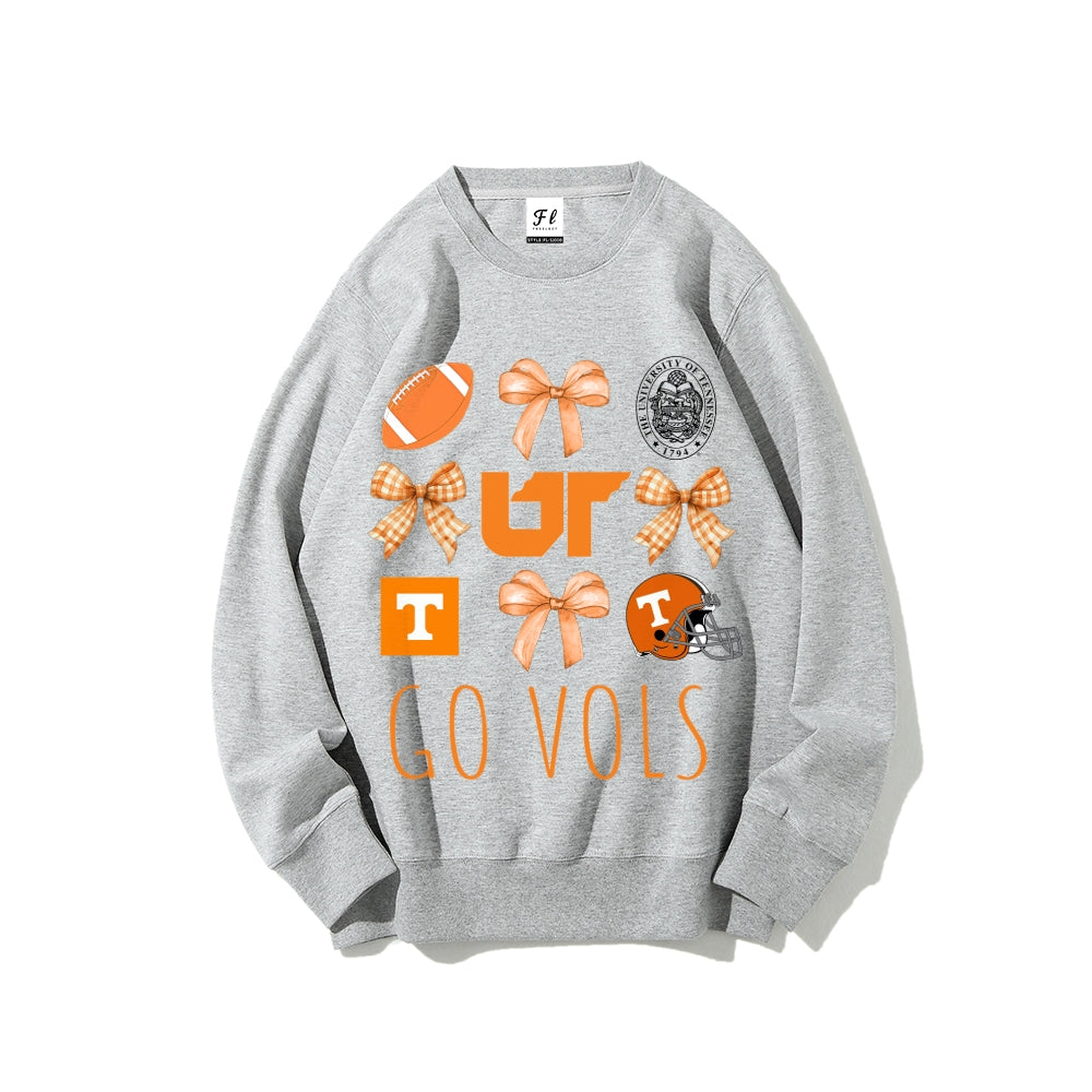 Colleges Football Design Sweatshirt-GO VOLS