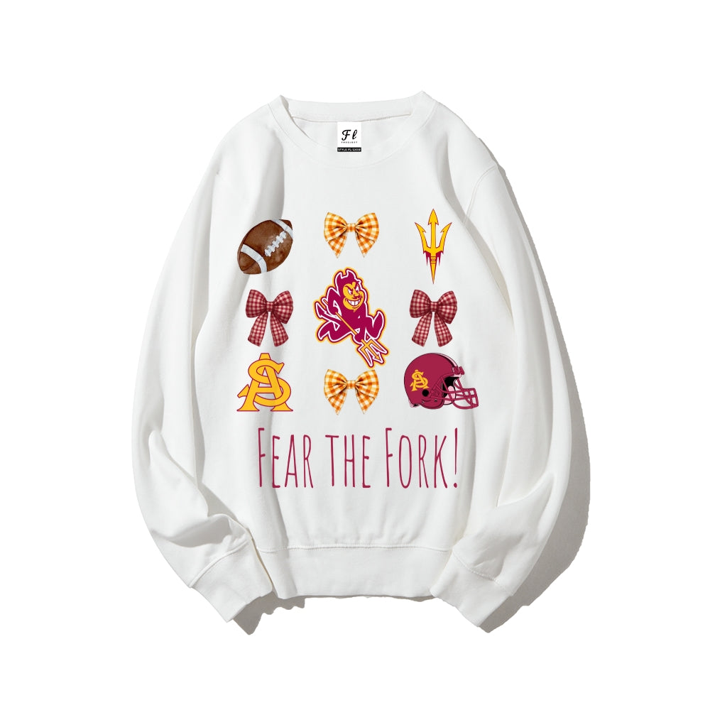 Colleges Football Design Sweatshirt-FEAR THE FORK!