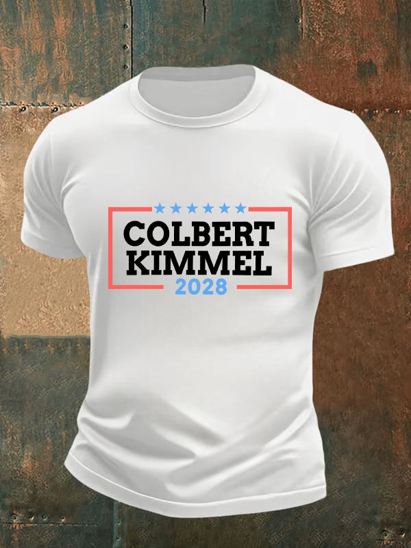 Men's Talk Show Colbert Kimme 2028 T-Shirt