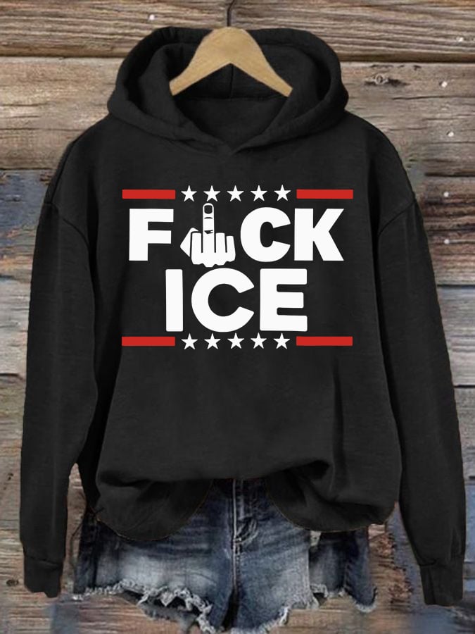 Women's ICE Print Hoodie