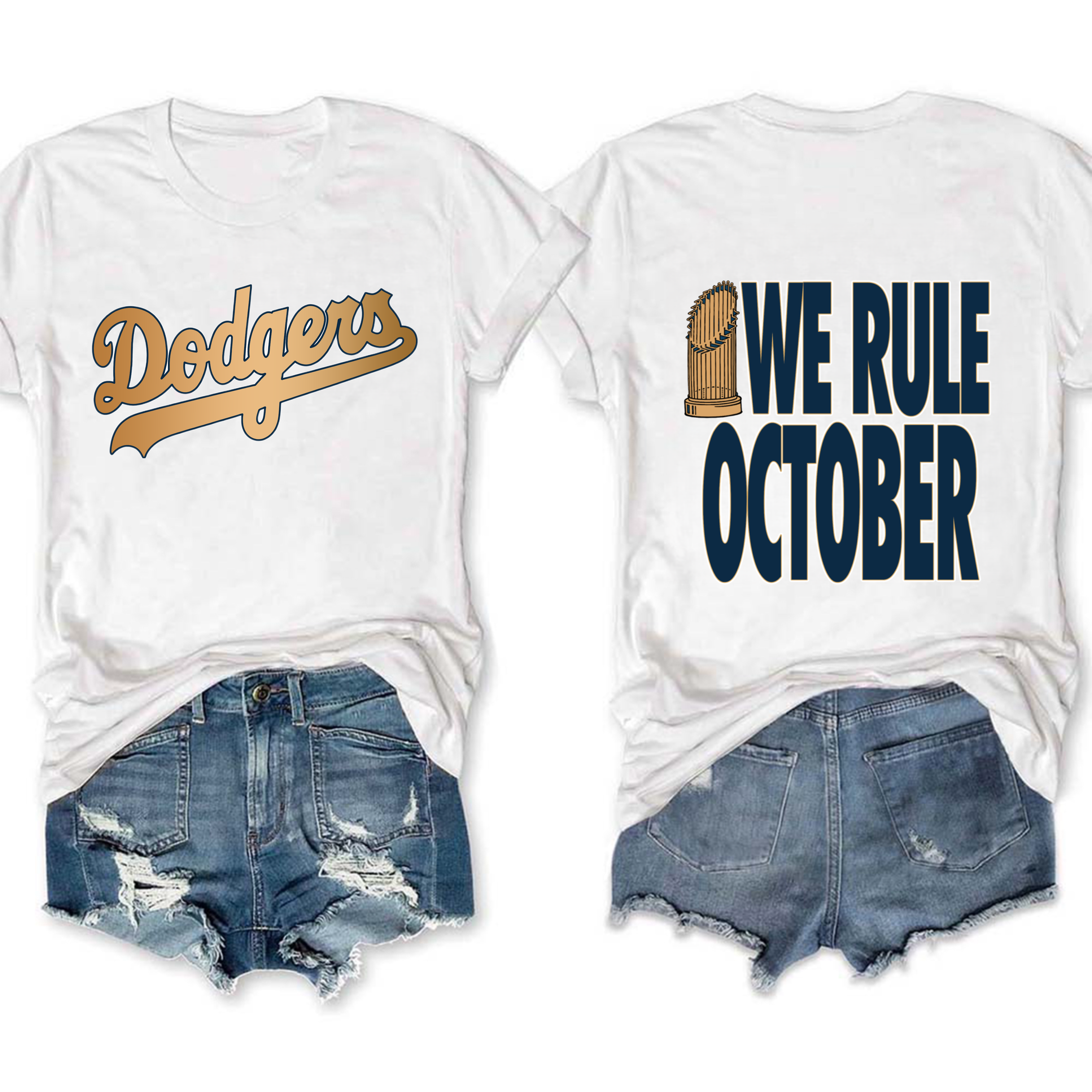 We Rule October Dodgers 2025 Champions Tee