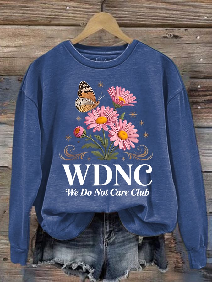 Women's Retro Funny Proud Member Of Club Menopause Perimenopause Print Sweatshirt