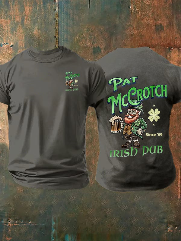 Men's Pat McCrotch Irish Pub since '69 Print T-Shirt
