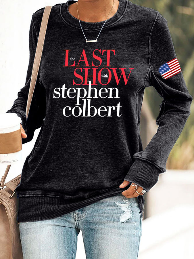 🔥Buy 3 Get 15% Off Retro Last Show Print Sweatshirt