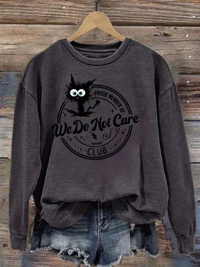 Retro Funny Proud Member Of Print Sweatshirt