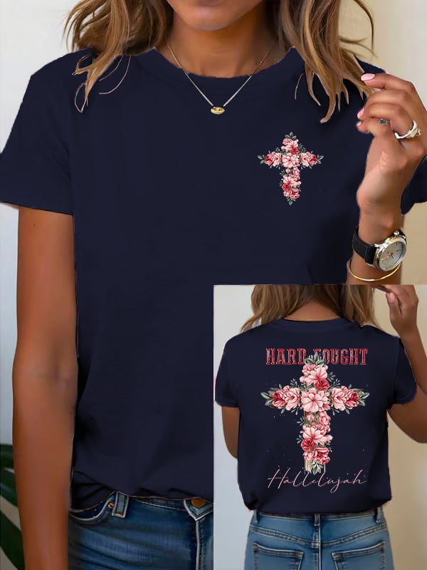 Women's Floral Christian T-shirt