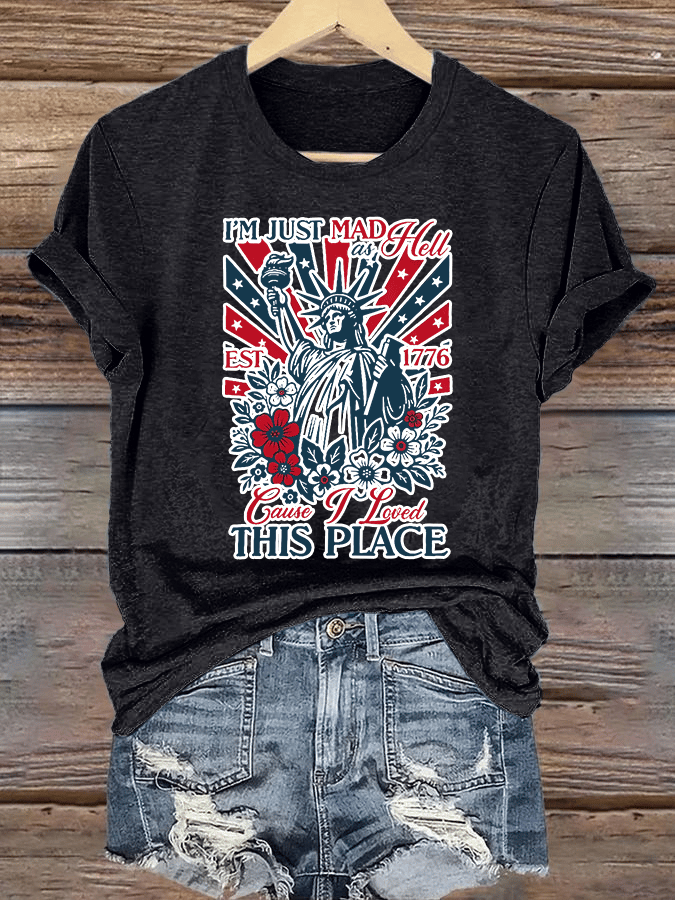 Women's THIS PLACE Round Neck Printed T-Shirt