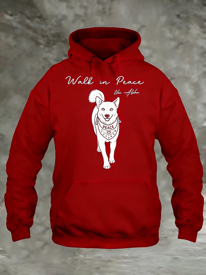 Men's Walk For Peace Printed Sweatshirt