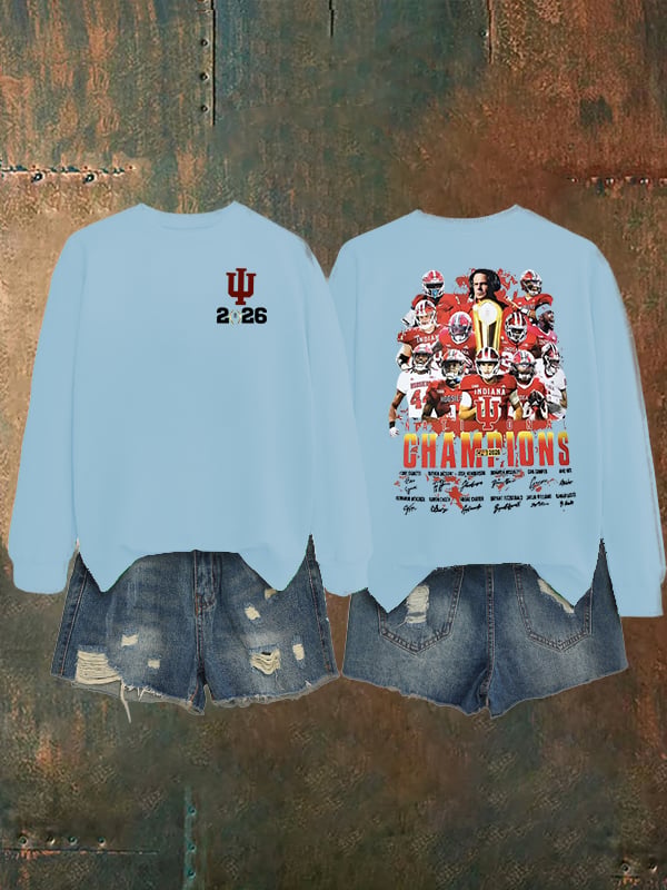 Women's Football Print Sweatshirt