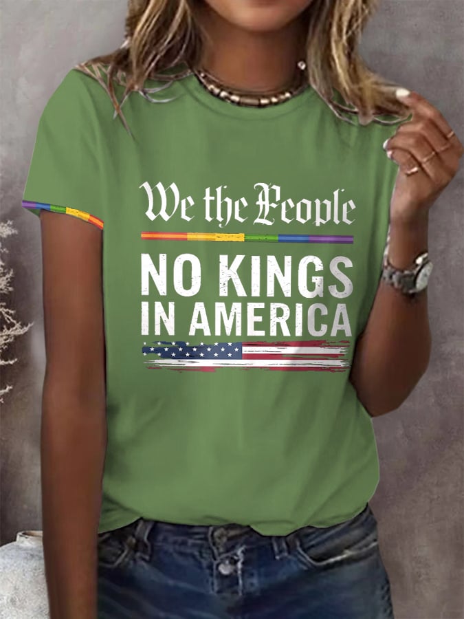 🔥Buy 3 Get 15% Off🔥Women's Casual Proud Reject King Printed T-shirt