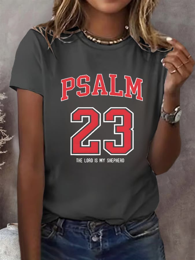 Women's Christian Psalm 23 T-Shirt