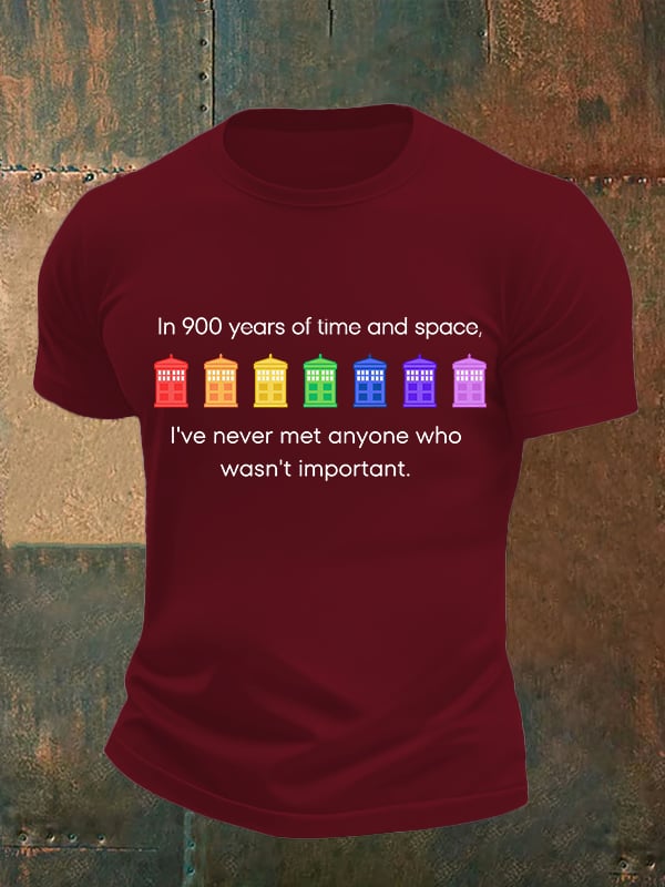 Men's Pride Rainbow Police Box , LGBT Pride Month T-shirt