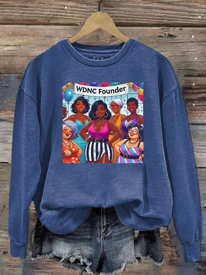 Women's Retro Funny Proud Member Of Club We Do Not Care Menopause Perimenopause Print Sweatshirt