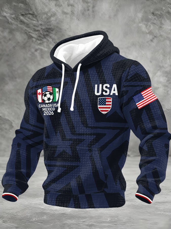 Men's USA Soccer Supporter Print Hoodie